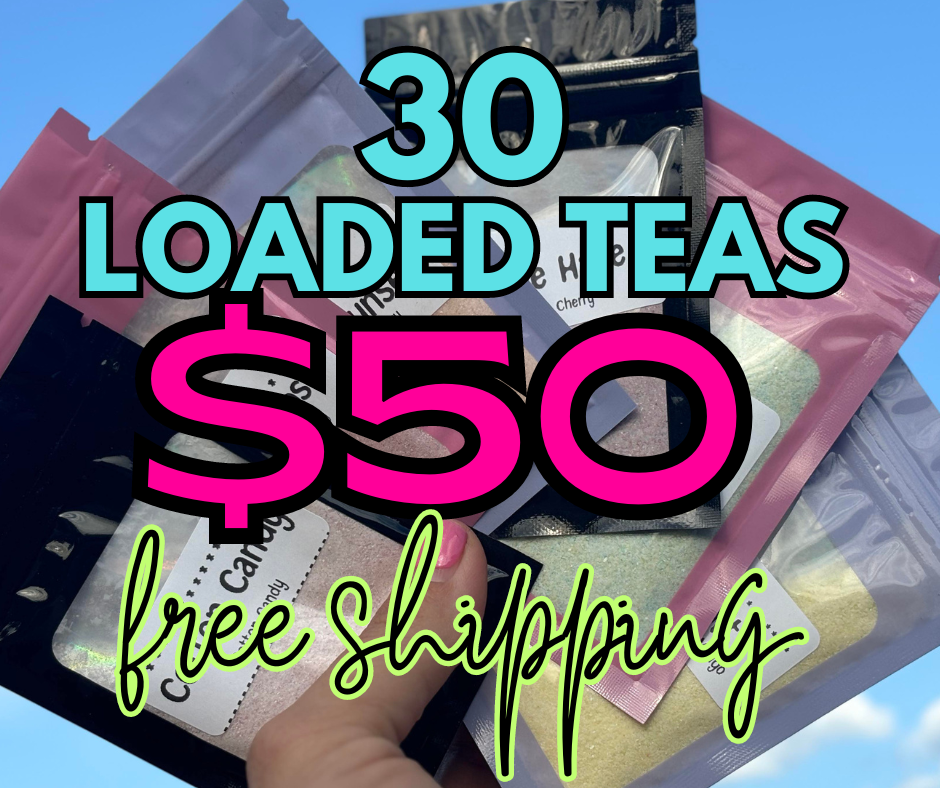Best Selling Loaded Teas 30 pack mini Travel Size FREE SHIPPING High energy Sugar Free Liquid IV Electrolyte Drink Mix At Home